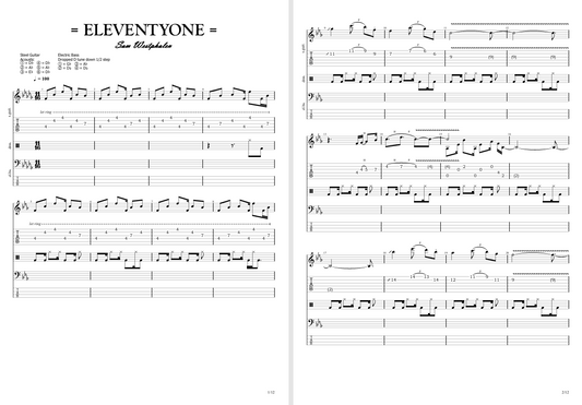 Eleventyone (Sheet Music/Tab, Video/Audio)